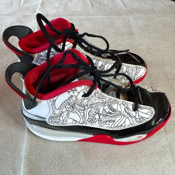 Jordan Dub Zero White Varsity Red Size 12C 
DV1359-160 Kids Youth Preloved - Picture 4 of 9